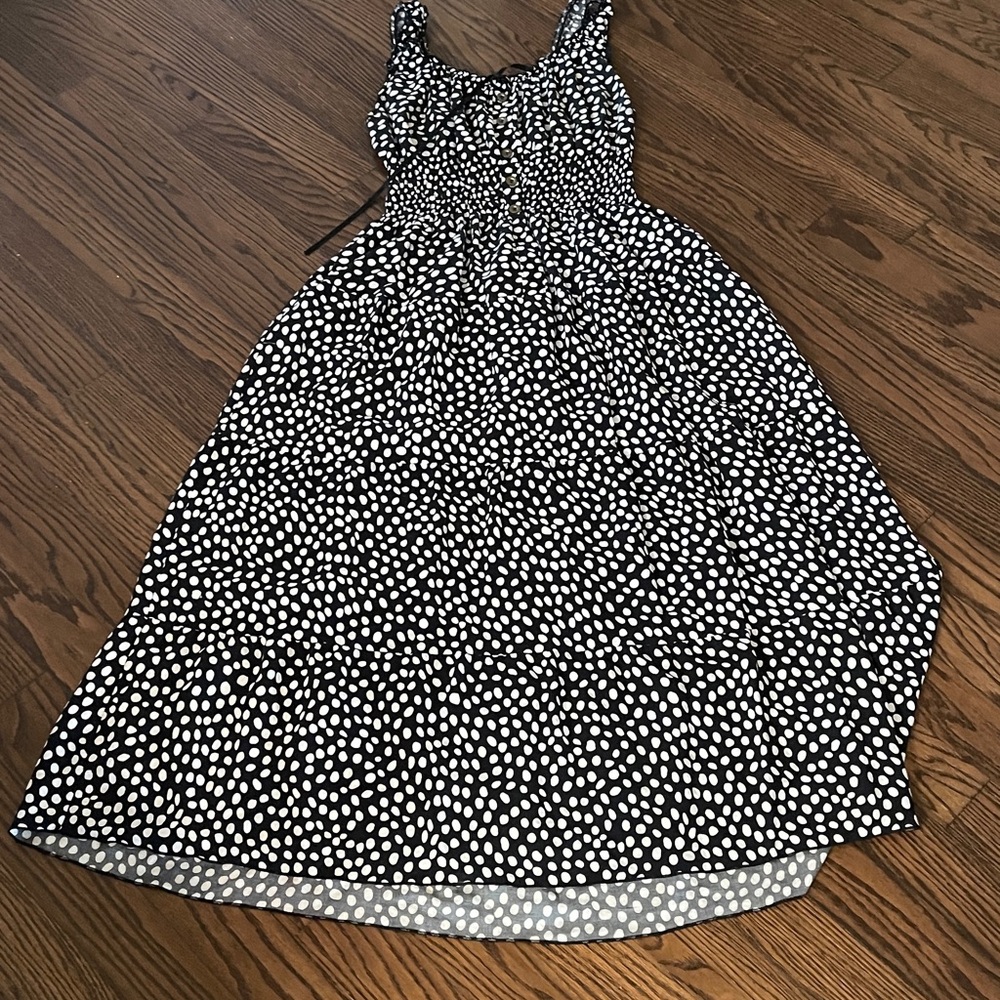 Black and White Polka Dot Dress